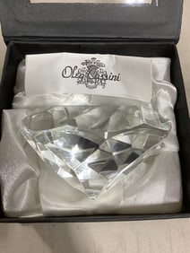 Oleg Cassini Crystal Paperweight