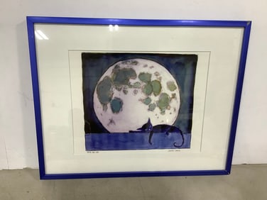 Framed Pete the Cat Signed Artwork (11.5inx14.5in)
