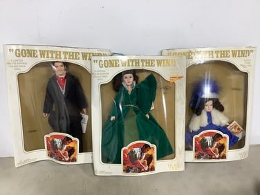 Various Gone with the Wind Figures