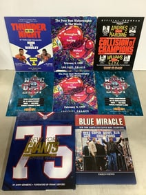 New York Giants 75 Years Book, Boxing Programs, and more