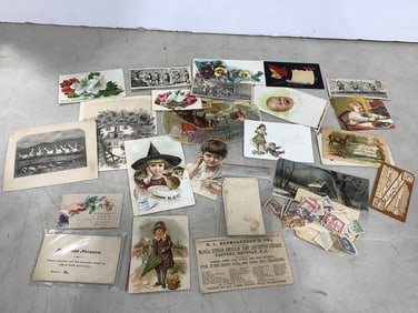 Very Old Cabinet Cards Advertising