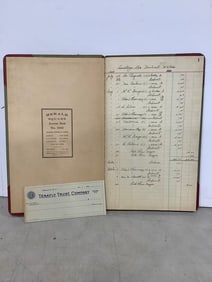 Vintage Herald Square Accounting Book