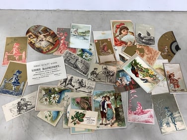 Vintage Cabinet Cards Advertising
