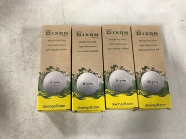 Dixon eco friendly golf balls(3 per pack, 4 packs total)