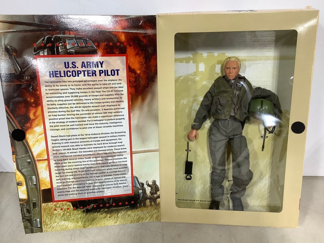 Vintage Gi Joe Action Figure With Flocked Hair