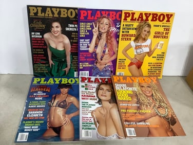 Playboy magazines