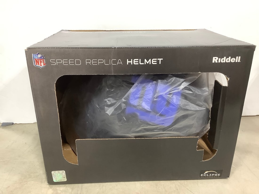 NY Giants NFL speed replica helmet: NY Giants NFL speed replica helmet