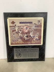 1996 New York Yankees World Series Champions wall plaque(12in.x15in.)