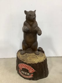 Grizzly Beer statue(16in.)
