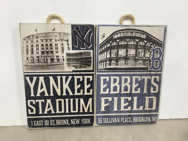 Baseball wall plaques(8in.x12in.)