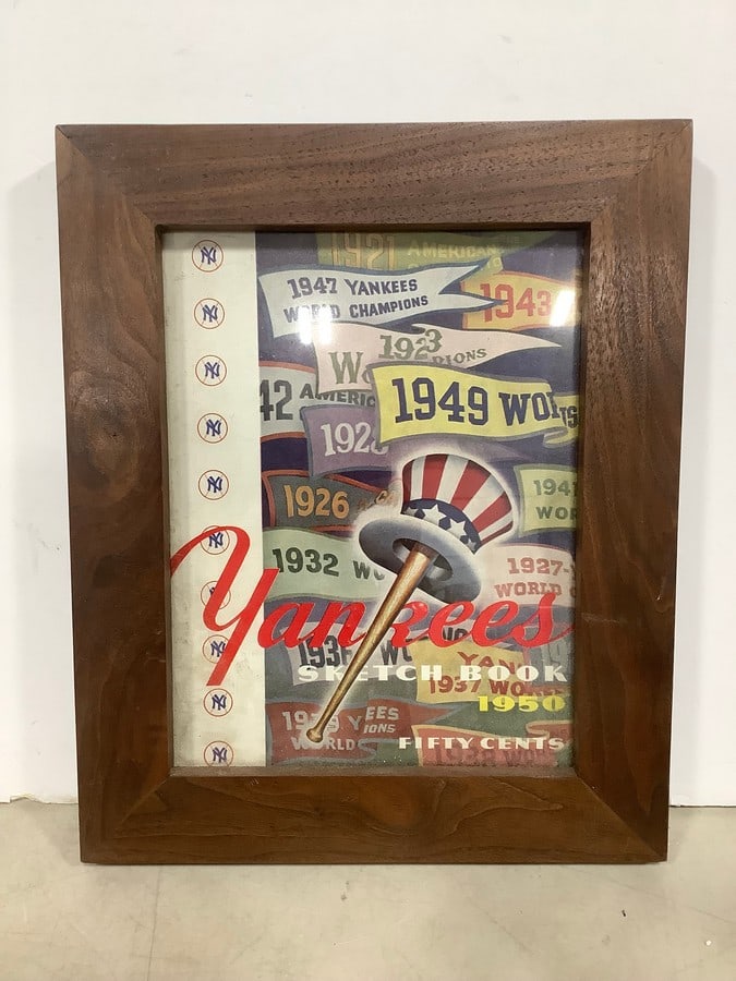Framed 1900s Yankees Art Print (12inx13in)