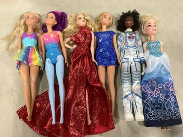 Various Barbie Dolls