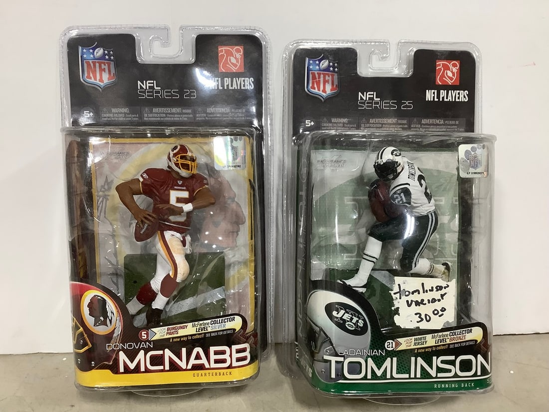 Macfarlane Action Figures (Donovan McNabb, and Ladainian Tomlinson) *new in box*: Macfarlane Action Figures (Donovan McNabb, and Ladainian Tomlinson) *new in box*