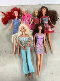 Various Barbie Dolls