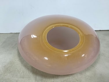 Hand Blown Art Deco Glass (6.5inx14in)