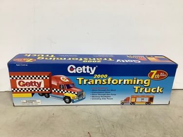 2000 Getty Transforming Truck *new in box*