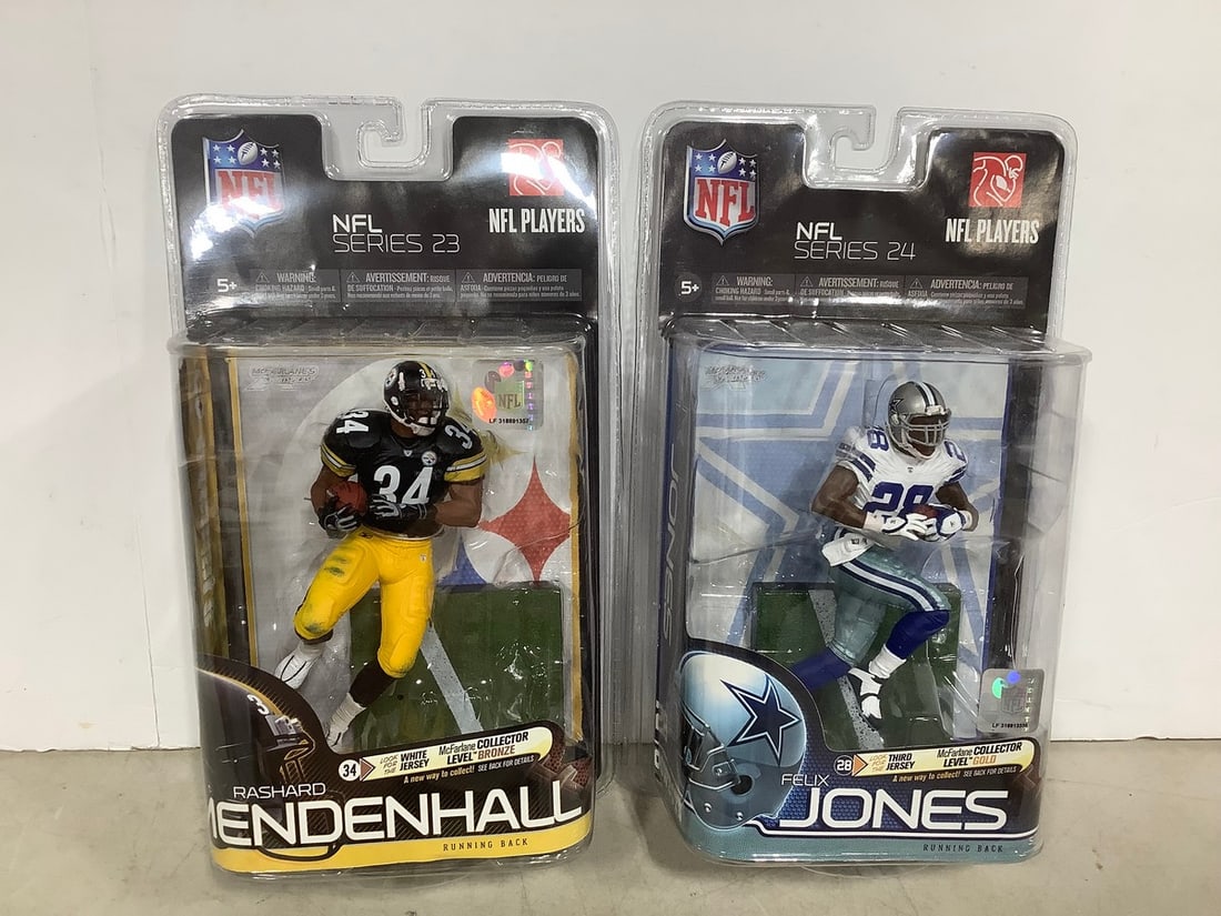 Macfarlane NFL Action Figures (Felix Jones, Rashard Mendenhall) *new in box* (1 of 1)