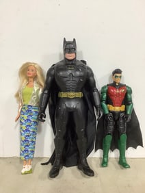 Various Figures, and Barbie Doll