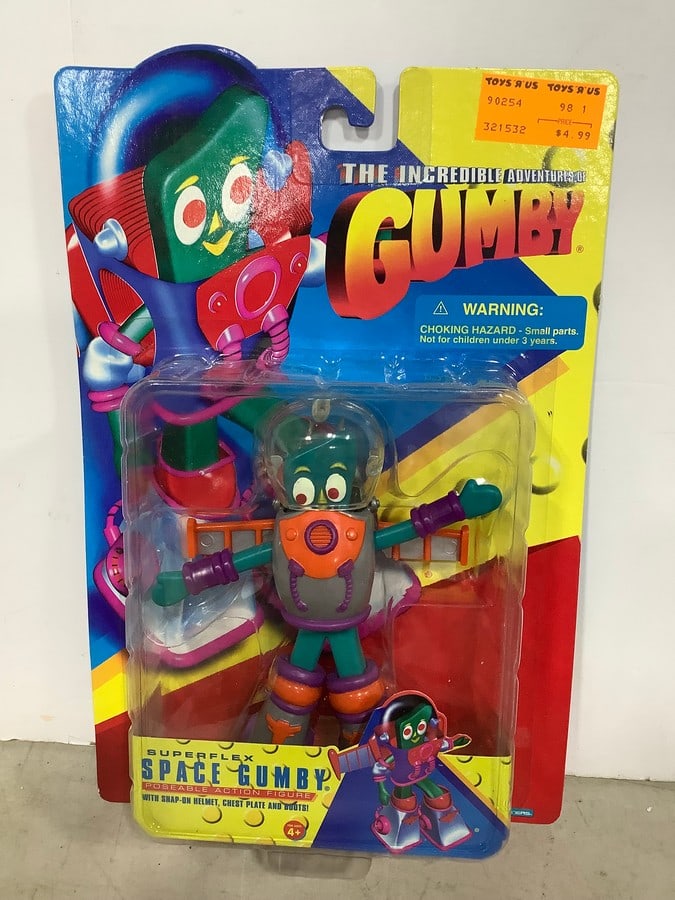 The Incredible Adventures of Gumby Space Gumby Action Figure *new in box* (1 of 1)