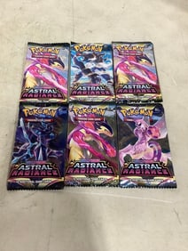 Unopened Sword & Shield Astral Radiance Pokemon Packs - 6