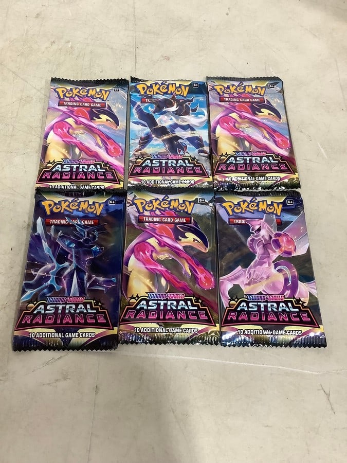 Unopened Sword & Shield Astral Radiance Pokemon Packs - 6 (1 of 1)