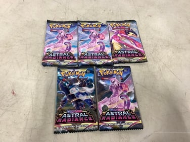 Unopened Sword & Shield Astral Radiance Pokemon Packs - 5