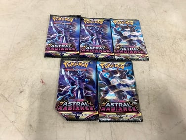 Unopened Sword & Shield Astral Radiance Pokemon Packs - 5