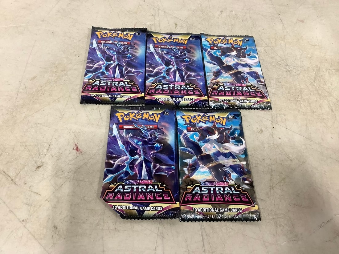 Unopened Sword & Shield Astral Radiance Pokemon Packs - 5 (1 of 1)