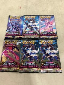 Unopened Sword & Shield Astral Radiance Pokemon Packs - 6