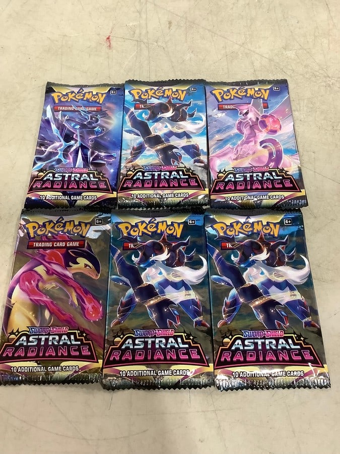 Unopened Sword & Shield Astral Radiance Pokemon Packs - 6 (1 of 1)