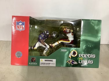 Macfarlane NFL Portis vs. Lewis Action Figure Set *new in box*