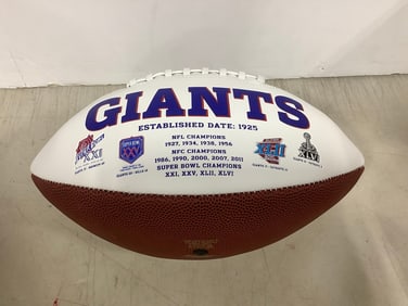 NY Giants Superbowls Football
