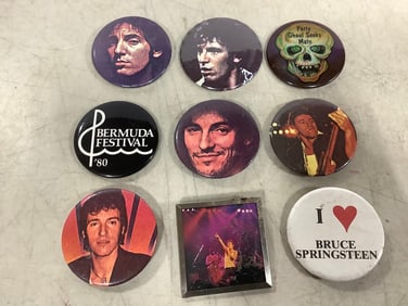 Various Bruce Springsteen Pins