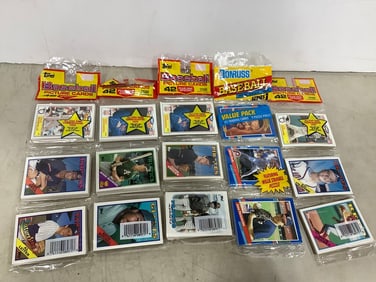 Topps 1980s/1990s Sealed Baseball Cards