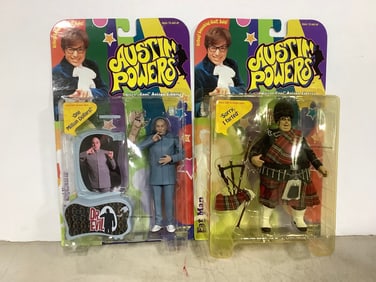 Various Austin Powers Action Figures (Fat Man, Dr. Exil)
