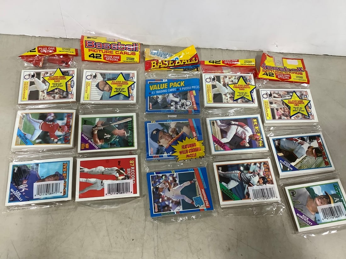 Topps 1980s/1990s Sealed Baseball Cards (1 of 1)