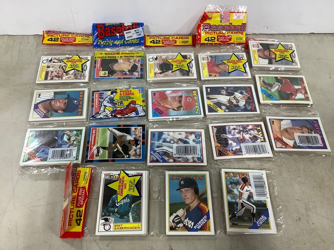 Topps 1980s/1990s Sealed Baseball Cards (1 of 1)