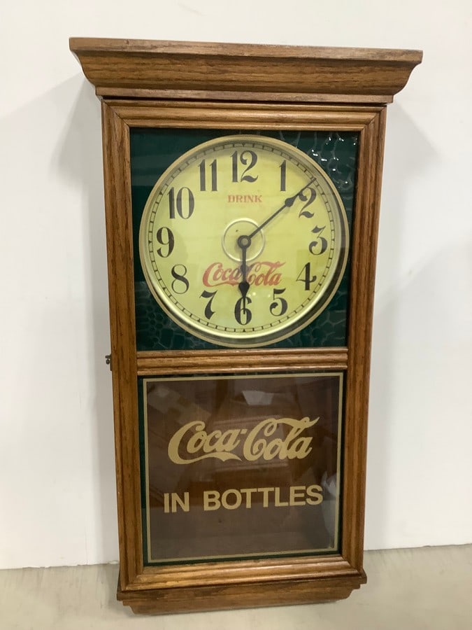 Coca-Cola Clock (25in Tall): Coca-Cola Clock (25in Tall)