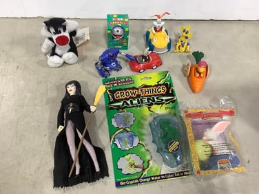 Various children's toys