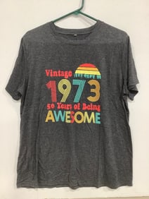 1973 50 years of Being Awesome tshirt(2XL)