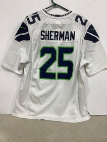 Sherman Seattle Seahawks number 25 jersey shirt(Large)