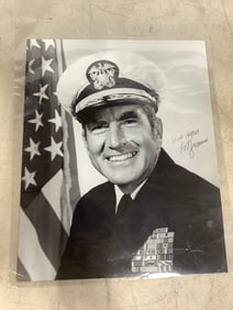 Elmo Zumwalt black and white signed print(8in.x10in.)