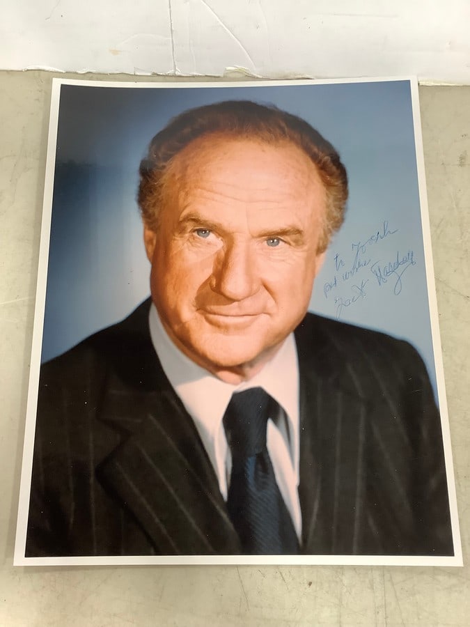 Jack Warden signed photographic print(8in.x10in.) (1 of 1)