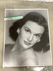 Geraldine Fitzgerald black and white photographic print(8in.x10in.)