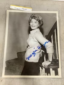 Maggie Hayes black and white signed photographic print(8in.x10in.)