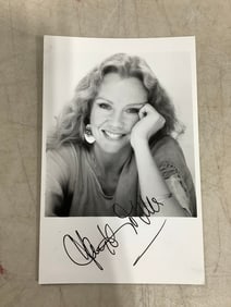Hayley Mills signed black and white photographic print (3.5inx5.5in)