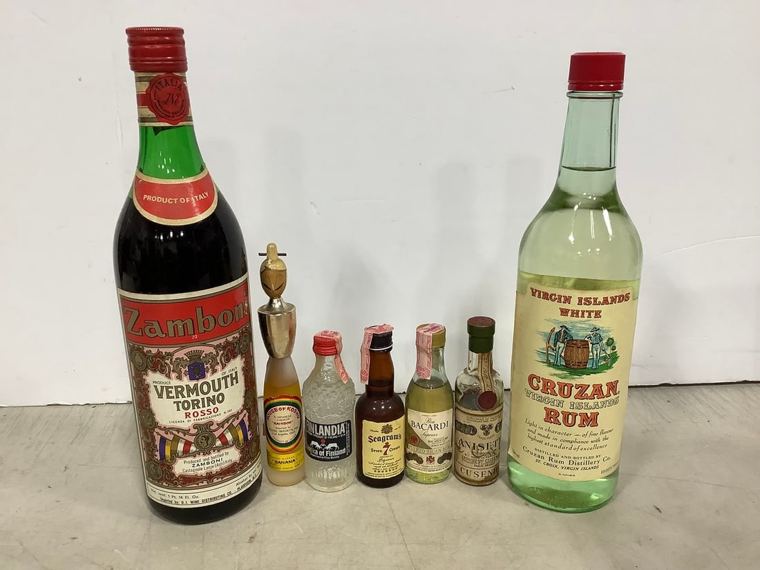 Various Alcohol (Zambo, Cruzan Rum, and more): Various Alcohol (Zambo, Cruzan Rum, and more)
