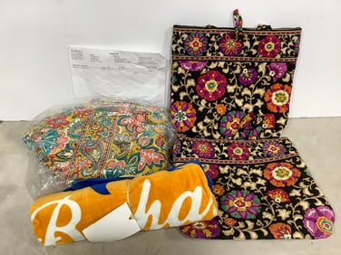 Vera Bradley Bags and Beach Towel