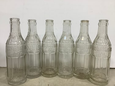 Empty Doylestown PA Glass Bottles (Tallest - 8in)