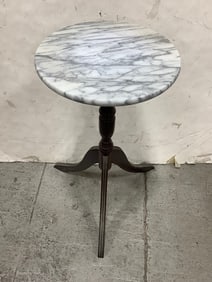 Marble Top Table (24in Tall)